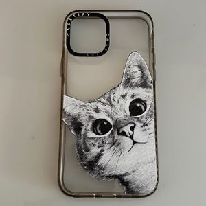 Casetify iPhone 12 Pro case - cat